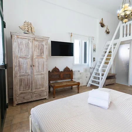 Appartement Charming Traditional Cycladic In Zefyria *